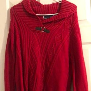 Karen Scott red sweater